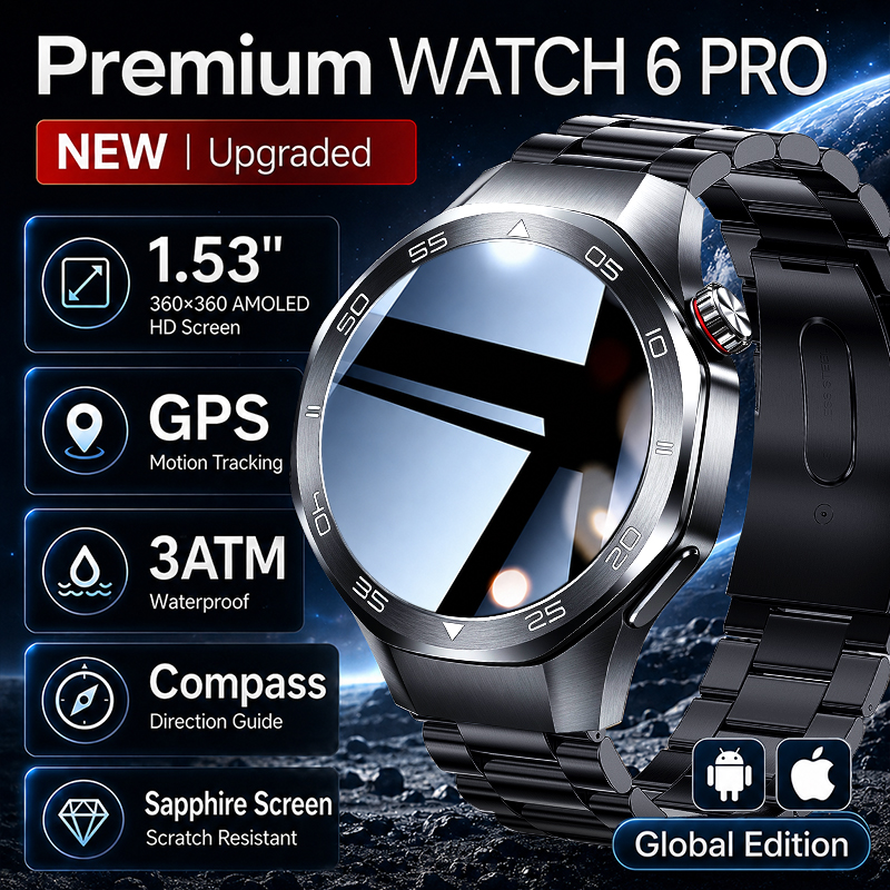 Luxury Watch On Wrist - 2026 Premium Watch 6 Pro Smart
