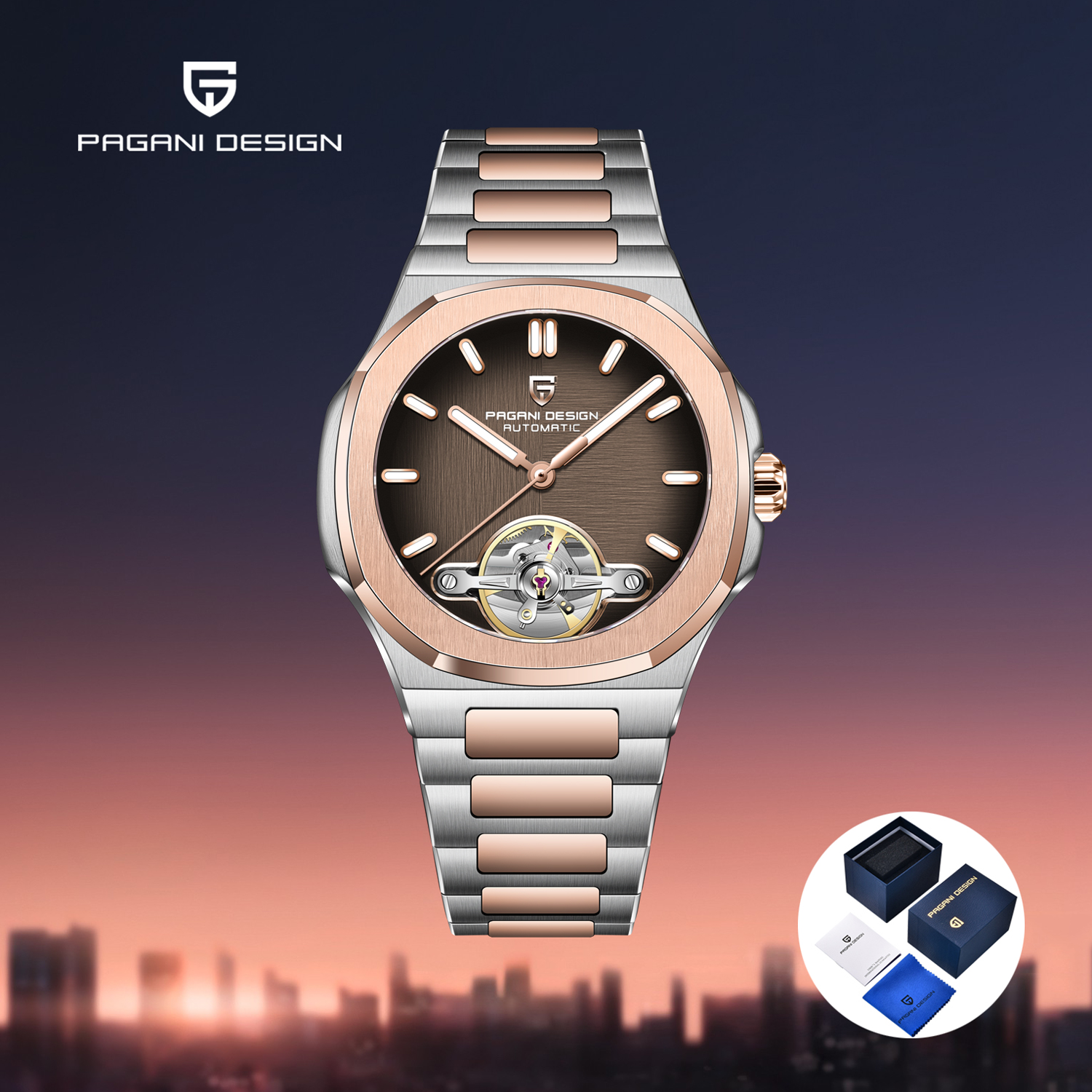 Luxury Watch Design - PAGANI DESIGN Tourbillon Men's Watches Top
