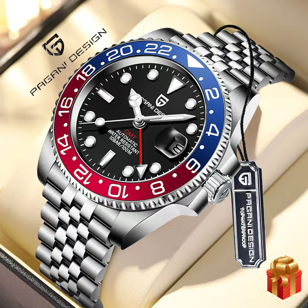 New PAGANI DESIGN GMT Watch Me - Luxury Watch Design ulasan dan harga