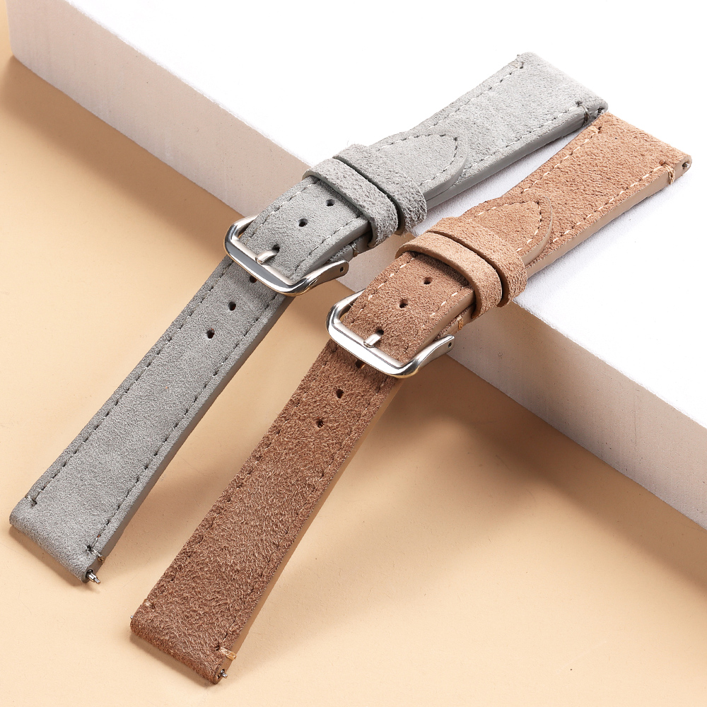 Soft Suede Retro Genuine Leath - Luxury Watch Class ulasan dan harga