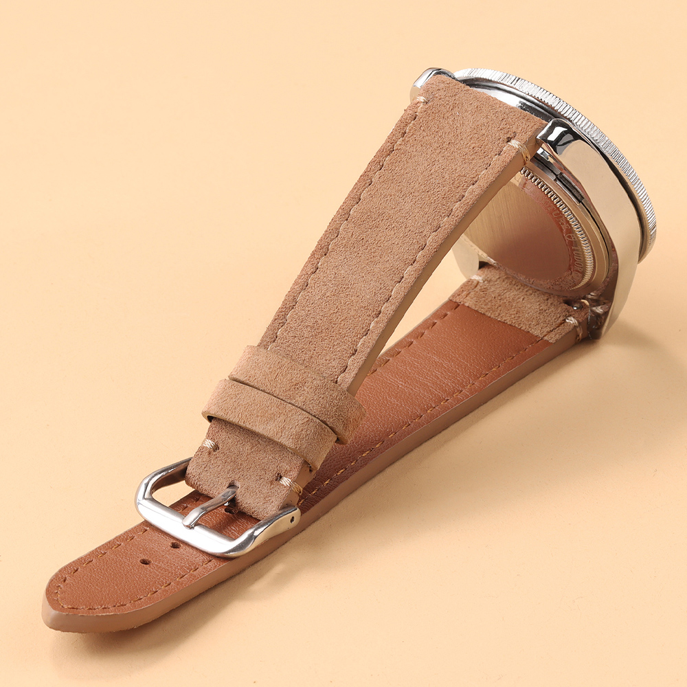 Soft Suede Retro Genuine Leath - Luxury Watch Class ulasan dan harga