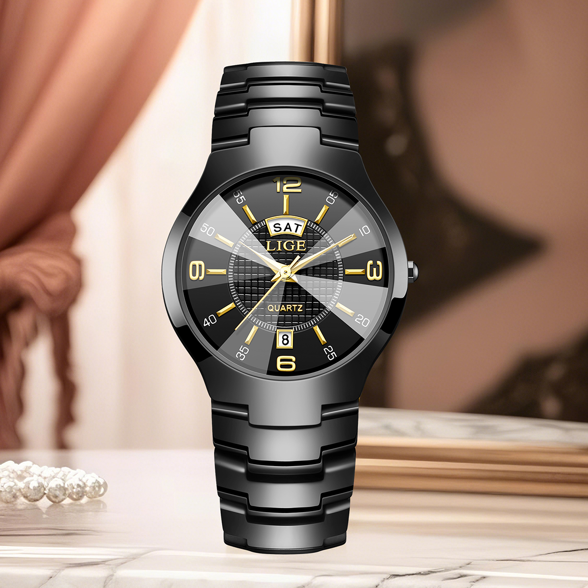 LIGE Fashion Elegant Women's W - Luxury Watch Women ulasan dan harga