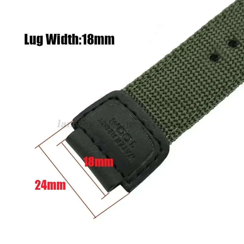 18mm Nylon Watch Strap for Cas - Luxury Watch Casio ulasan dan harga