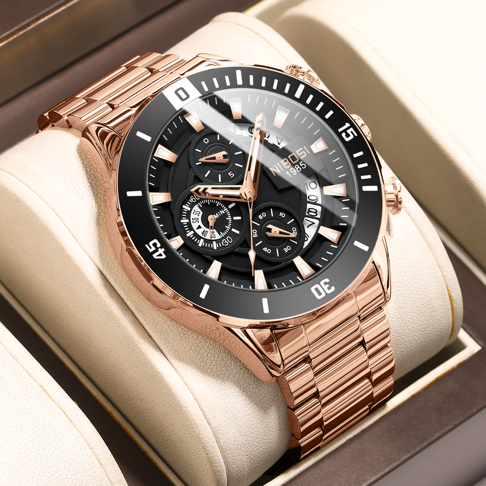 NIBOSI New Men's Watches Top B - Luxury Watch Hand ulasan dan harga