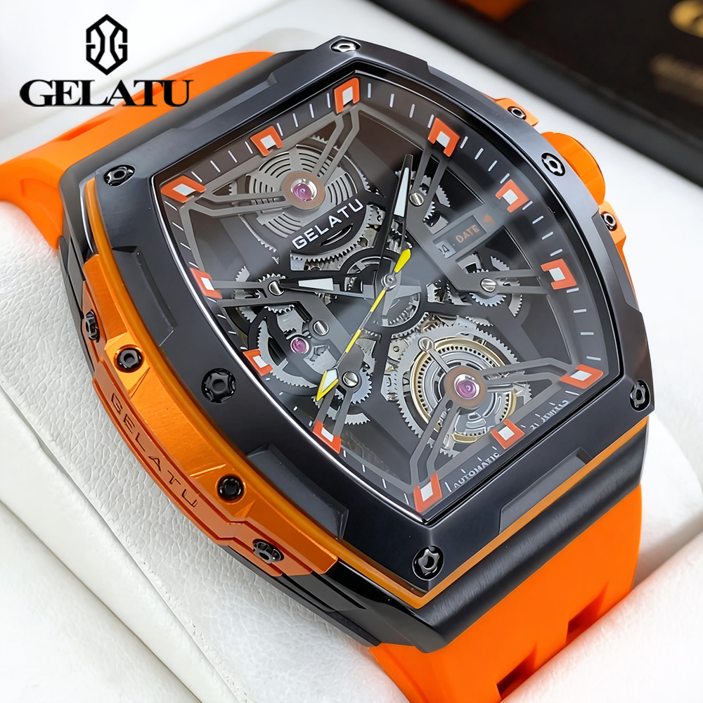 GELATU Men's Watches Trend Fas - Luxury Watch Hand ulasan dan harga