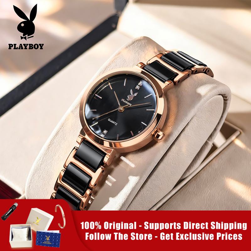 PLAYBOY 3128 Brand original au - Luxury Watch Women ulasan dan harga