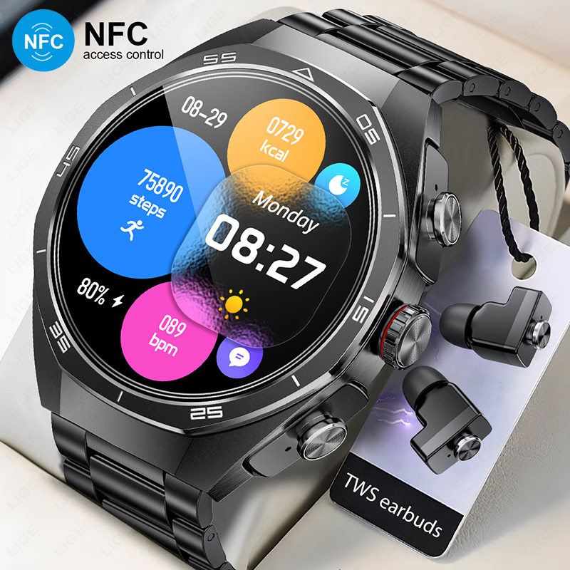 TWS Music Watches Earbuds Smar - Luxury Watch On Wrist ulasan dan harga