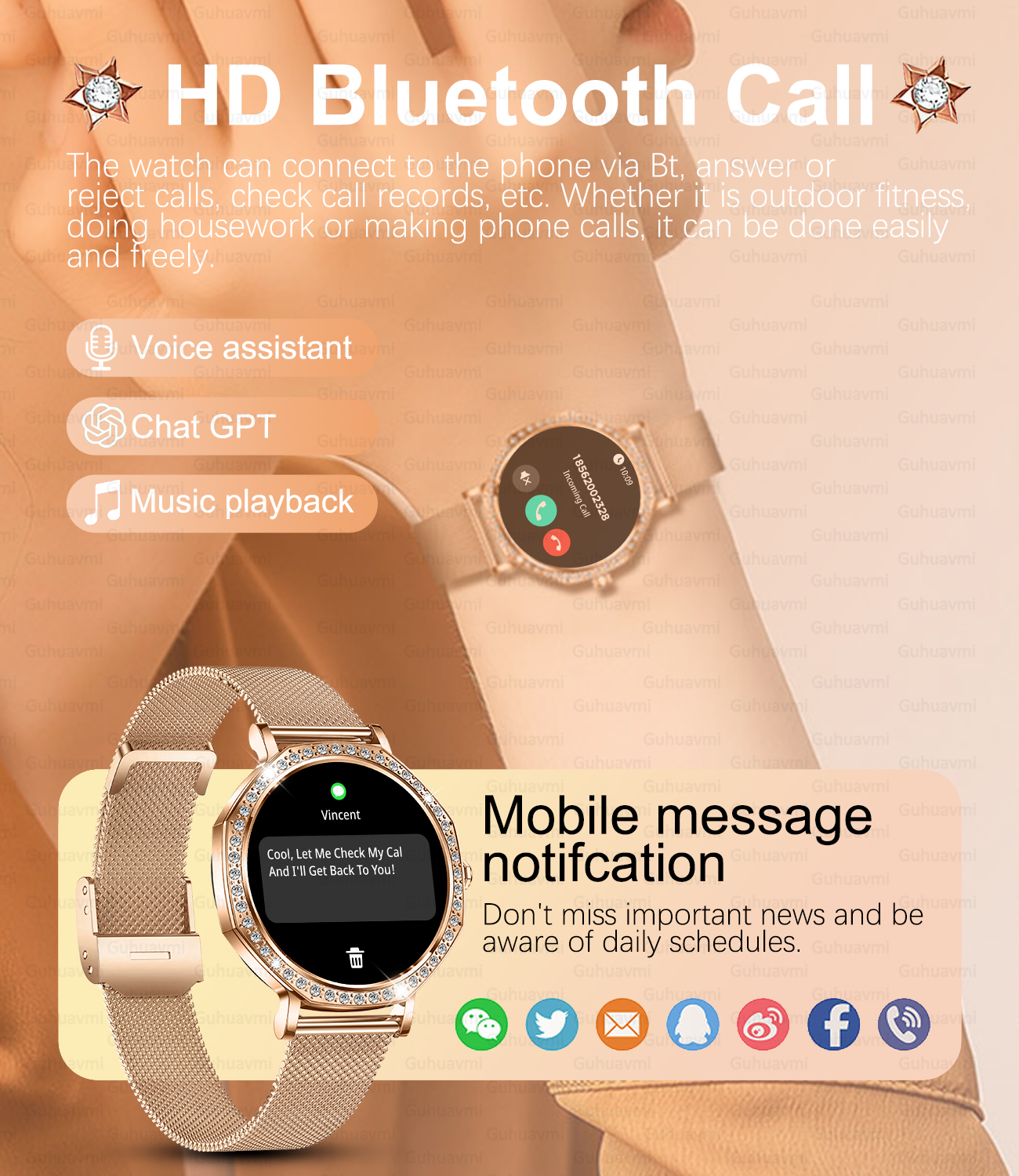 2025 New Ladies' Fashion Smart - Luxury Watch On Wrist ulasan dan harga