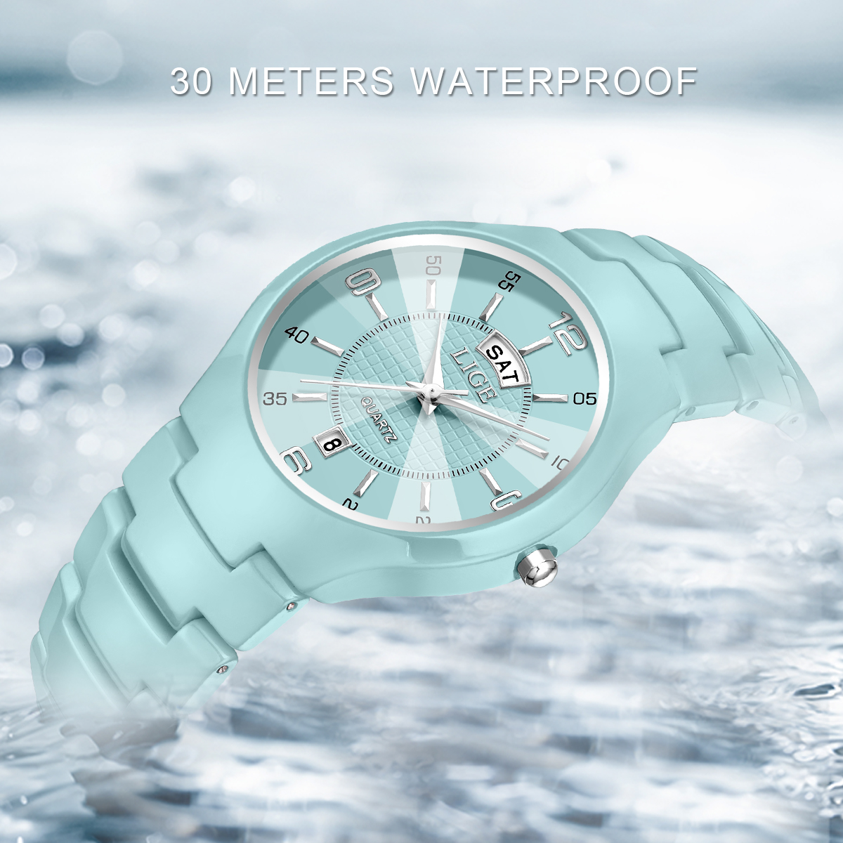 LIGE Luxury Elegant Quartz Wom - Luxury Watch Women ulasan dan harga