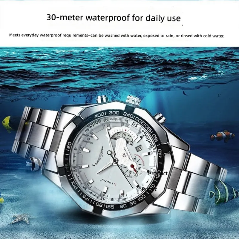 Luminous waterproof men's watc - Compass Watch Luxury ulasan dan harga