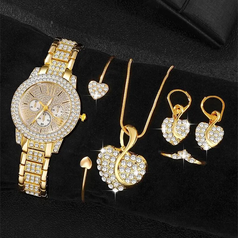 Women's Quartz Watch Gold Luxu - Luxury Watch Women ulasan dan harga