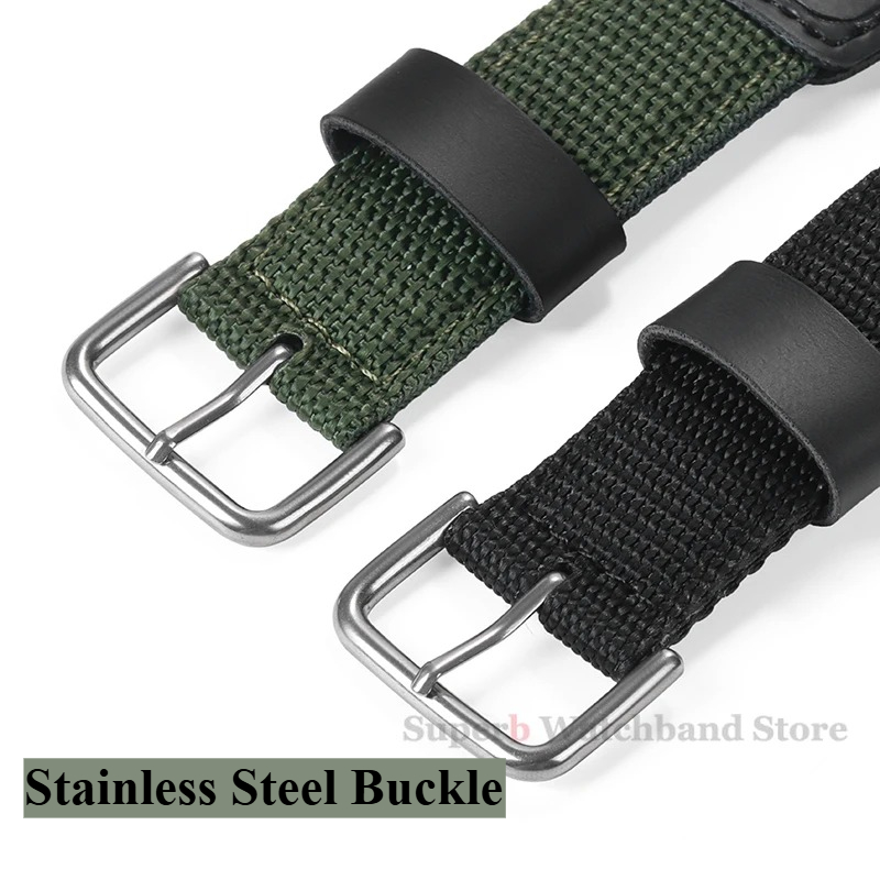 Nylon Watch Strap 18mm Men Can - Luxury Watch Casio ulasan dan harga