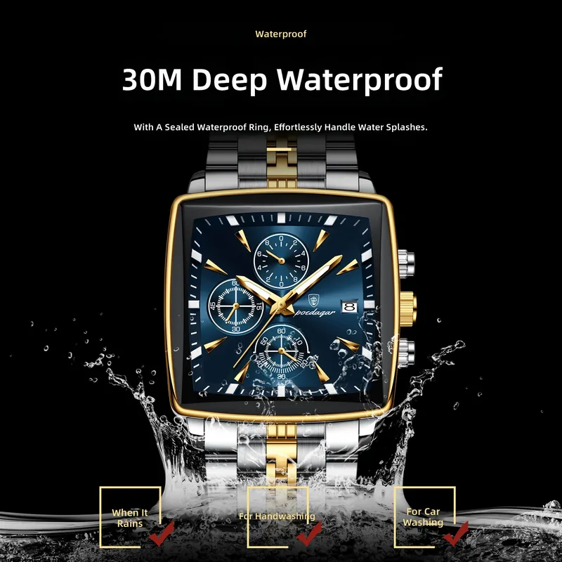 Quartz Men's Watch Multi-Funct - Compass Watch Luxury ulasan dan harga