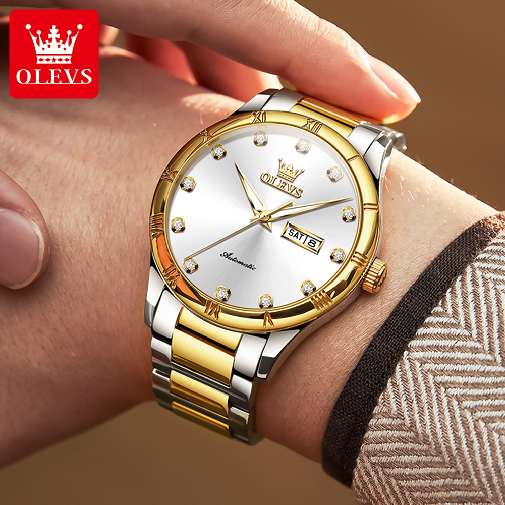 OLEVS Men's Watches Luxury Cas - Luxury Watch Hand ulasan dan harga