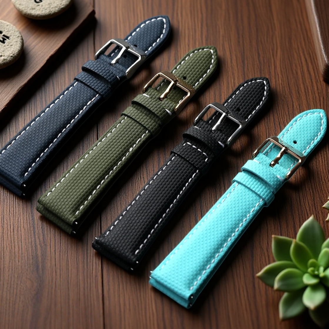20 21 22mm Sailcloth FKM Rubbe - Luxury Watch Class ulasan dan harga