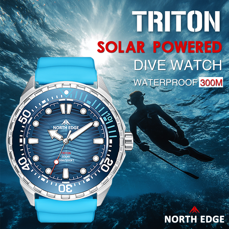 NORTH EDGE 2025 New TRITON Sol - Luxury Watch On Wrist ulasan dan harga