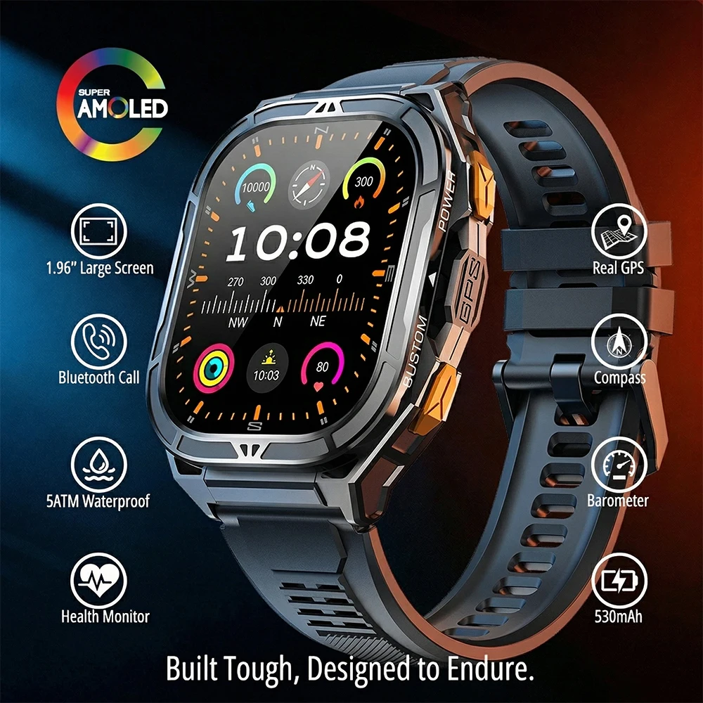Luxury AMOLED Smartwatch Real  - Luxury Watch On Wrist ulasan dan harga
