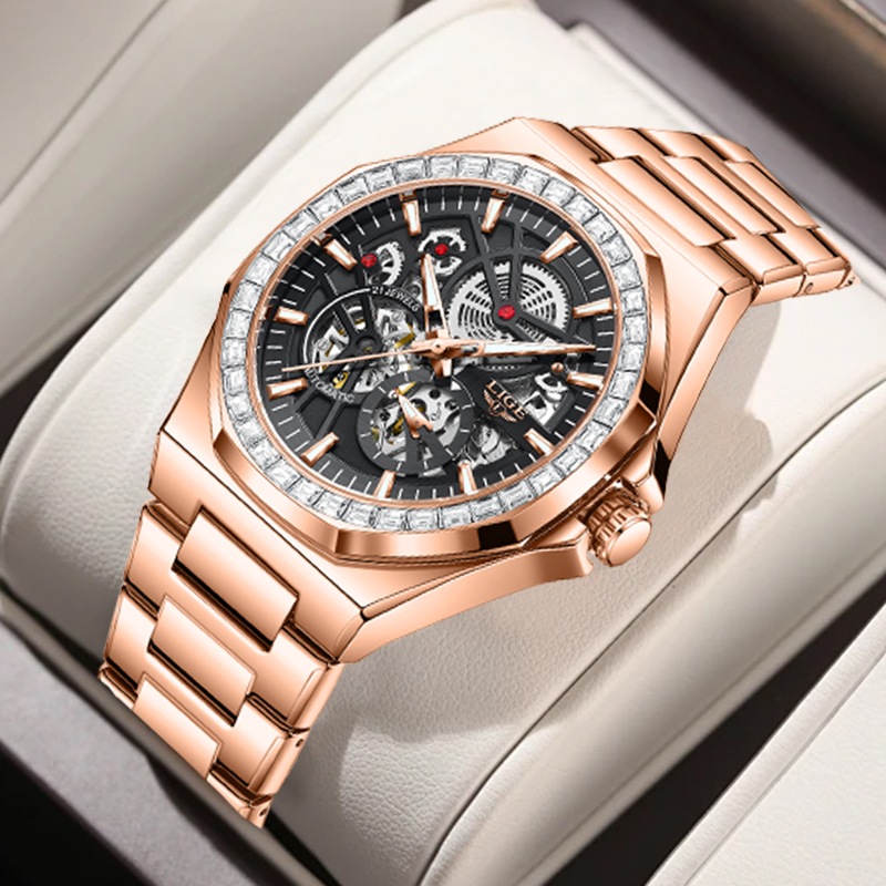 LIGE Original Design Mechanica - Luxury Watch Design ulasan dan harga