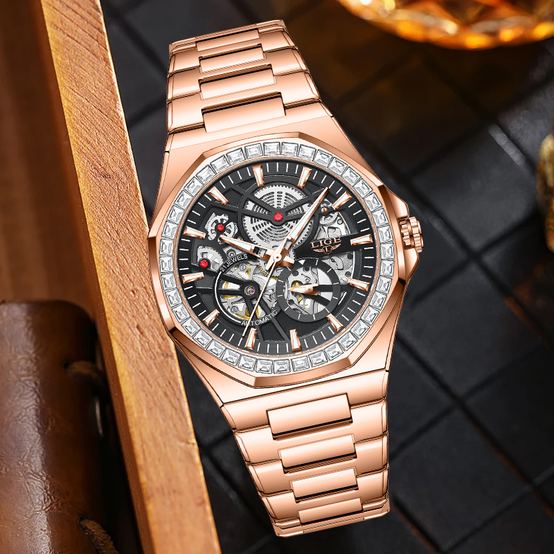 LIGE Original Design Mechanica - Luxury Watch Design ulasan dan harga