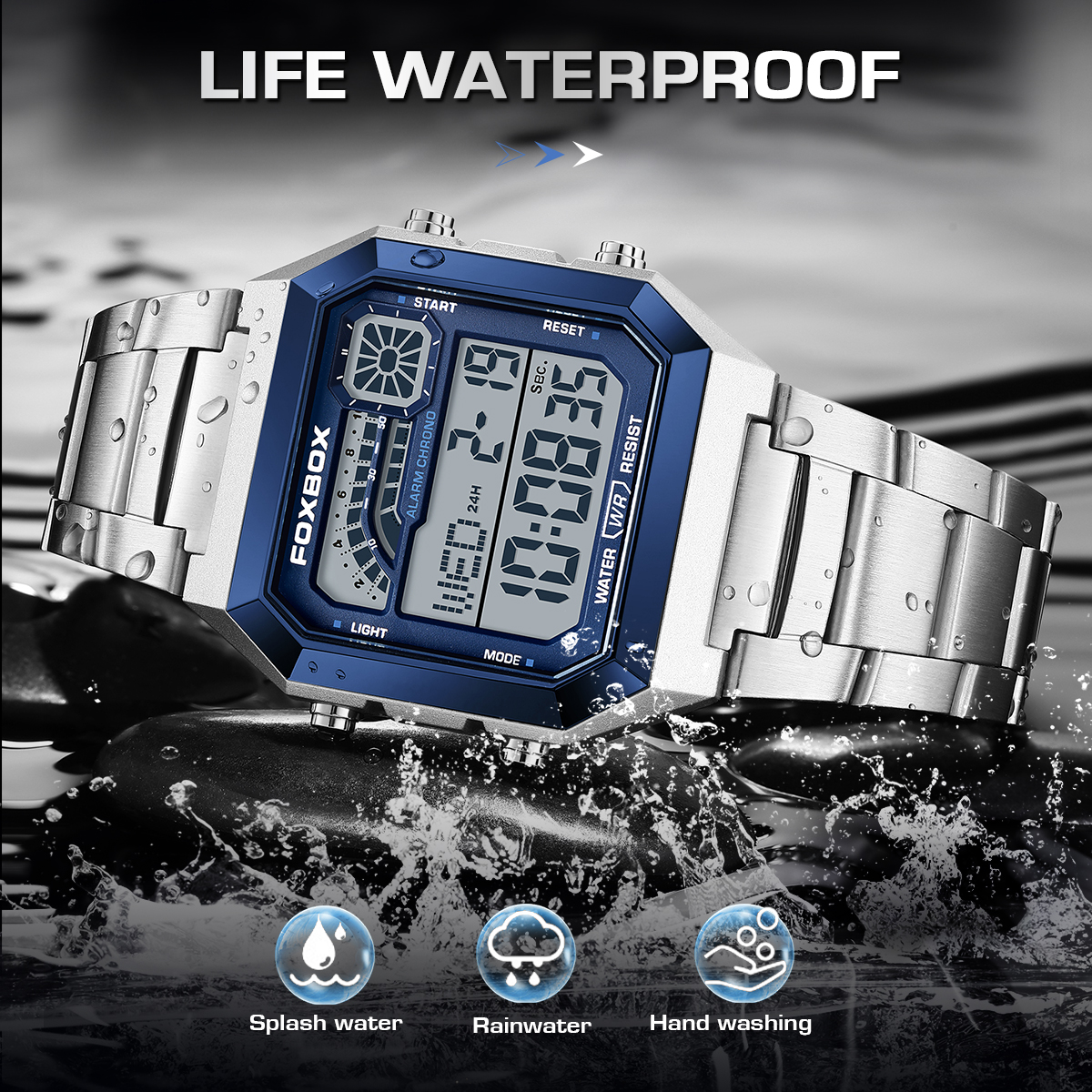 FOXBOX Fashion Luxury Digital  - Luxury Watch Hand ulasan dan harga