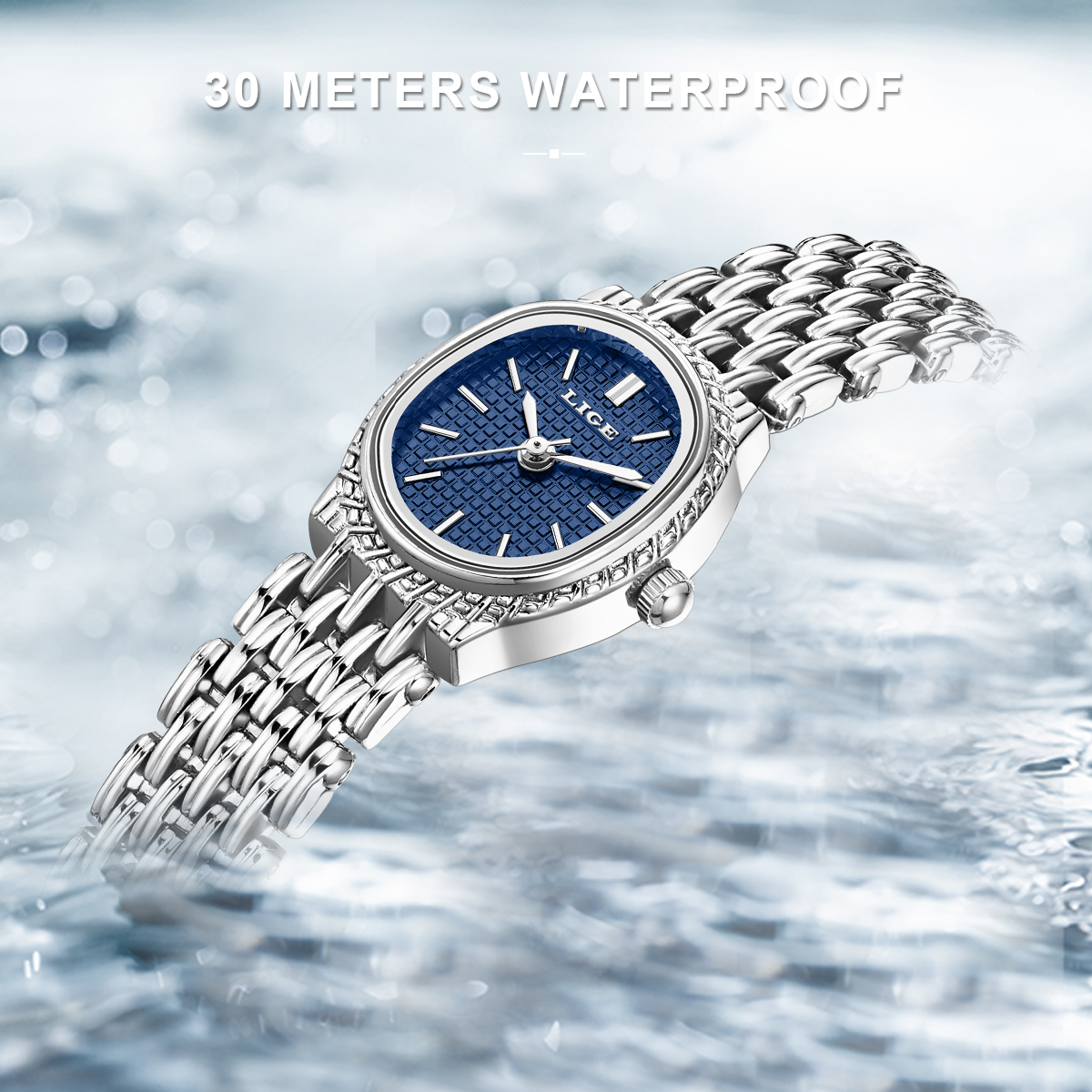 LIGE Fashion Elegant Quartz Wo - Luxury Watch Women ulasan dan harga