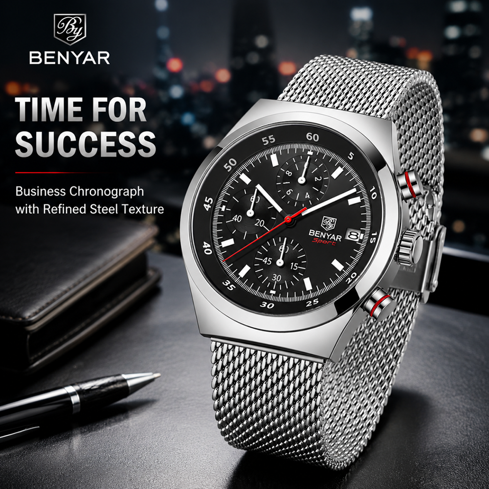 BENYAR Top Luxury Brand Men's  - Luxury Watch Design ulasan dan harga
